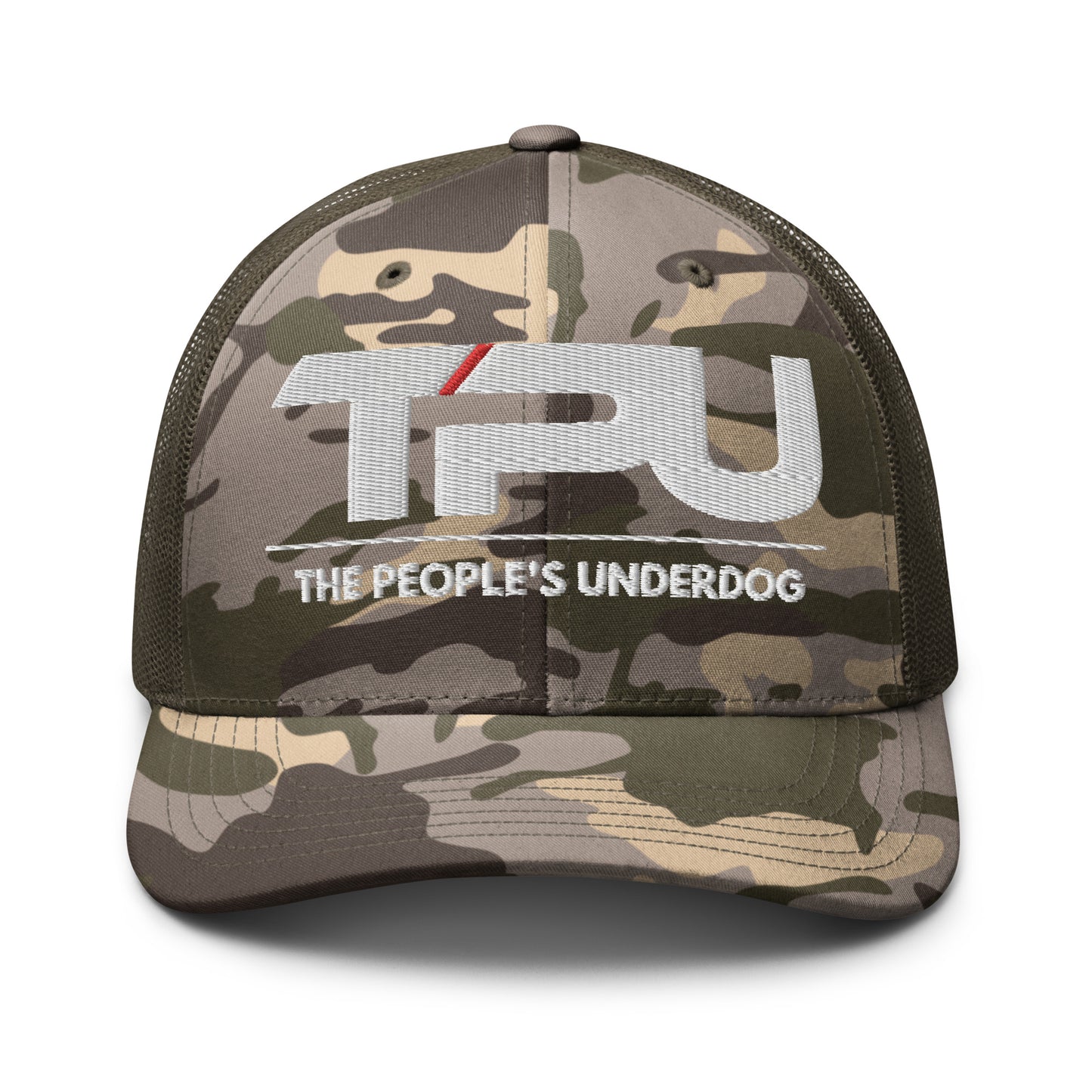 Camouflage trucker hat